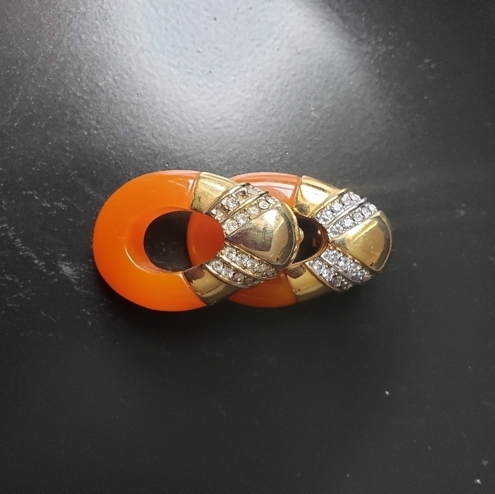 Vintage Kenneth Jay Lane Clip-On Earrings - Picture 4 of 7